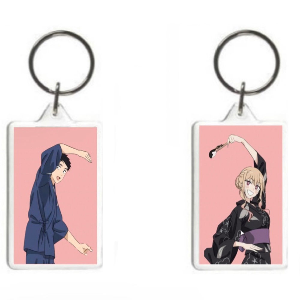 Anime matching keychain